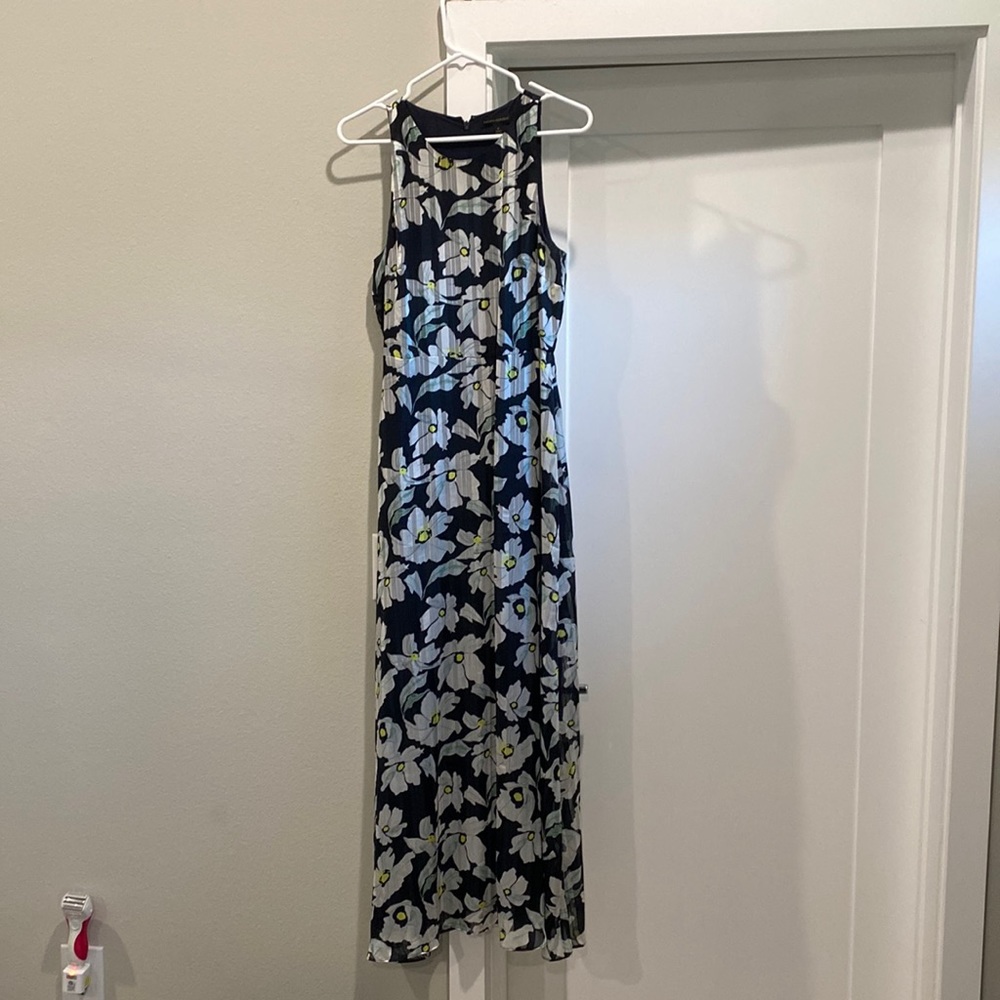 Banana Republic floral print maxi dress